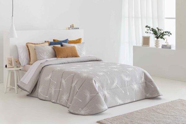 Edredón comforter jacquard Azalea Gris