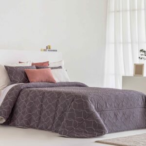 Edredón comforter jacquard Loira Gris