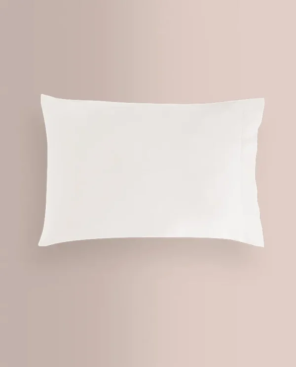 Funda Almohada Seda Bambú Don Algodón - Blanco