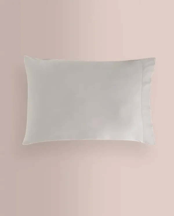 Funda Almohada Seda Bambú Don Algodón - Gris